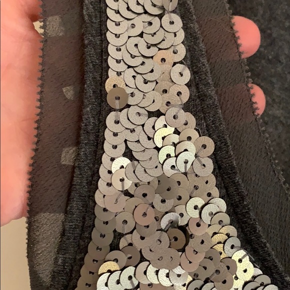 LOFT Sequin/Chiffon Tank Size XS - Picture 5 of 5